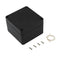 LeMotech IP65 Waterproof Junction Box Dustproof ABS Plastic Electrical Enclosure for Electronic Black 3.29x 3.19x 2.2