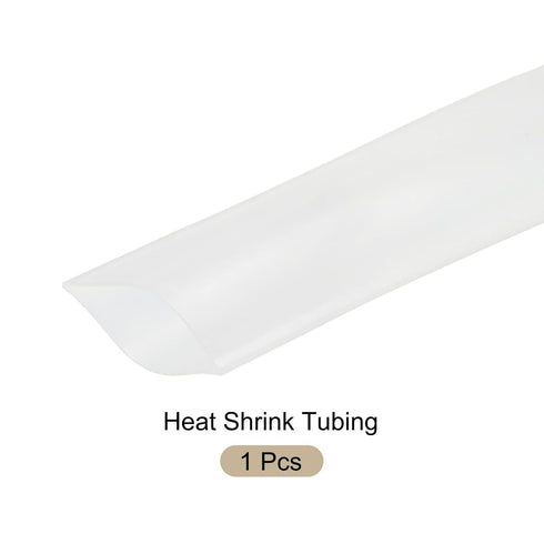 Heat Shrink Tubing 2:1 Cable Sleeving Tube Wrap for Electric Insulation Protection - 20mm Dia/1.6m/Clear