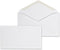 Universal UNV35226 #6-3/4 Square Flap Open-End Gummed Business Envelope - White, 125/Box