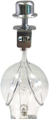 U/D Modern Silver Clip-on Lamp Shade Adapter - Round Design