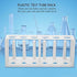 Hilitand Test Tube Rack, 6 Holes Plastic Holder for Drying Tubes Less Than 25mm, White