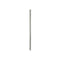 Focus Foodservice FG074C Post, 74"H, Stationary, grooved at 1" increments, zinc Plated Leveling feet,