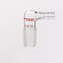 Glass 90 Degree Vacuum/Gas Adapter, Borosilicate Glass Bent Inlet Adapter with 19/22 Inner Joint and Hose for Laboratory Lab Supply
