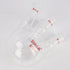 stonylab 4 Neck Round Bottom Flask RBF, Heavy Wall Borosilicate Glass, 500 ml, 24/40 Standard Taper Joint