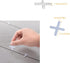2000 Pack Tile Spacers 1/12'' 2mm Gaps, Ceramic Wall Floor Tile Spacer for Tiling Positioning Clip
