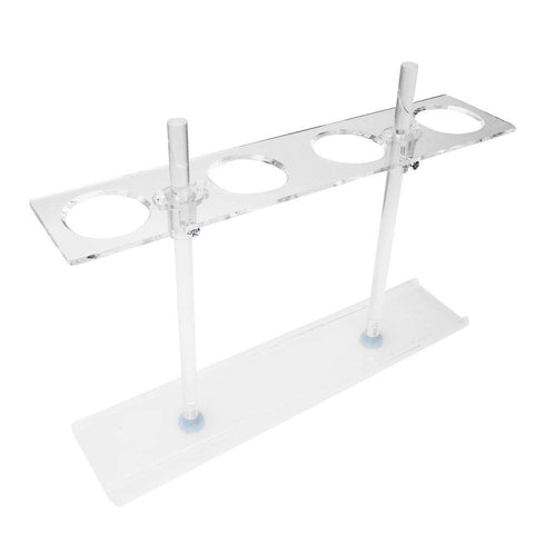 Funnel Holder, Adjustable Height Funnel Rack with 4 Holes, Laboratory Accessories Funnel Display Holder