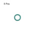 uxcell Fluorine Rubber O-Rings, 6mm OD 4mm ID 1mm Width FKM Seal Gasket for Machinery Plumbing, Green, Pack of 5