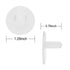 100 Pack Outlet Covers Baby Proofing Clear Outlet Covers Baby Safety Outlet Plug Covers Safe & Secure Electric Plug