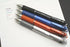 Zebra Clip-On 1000, 4 Color 0.7 mm Ballpoint Multi Pen and 0.5 mm Pencil, Silver Body (B4SA2-S)