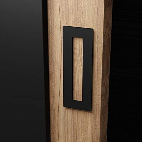 HRX STQ 2 Pack Sliding Aluminium Barn Door Handle, Self-Adhesive Edge for Pocket Closet Doors
