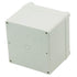 Zulkit Junction Box, IP67 Waterproof Dustproof ABS Plastic Electrical Project Enclosure, Grey 4.92 x 4.92 x 3.94 inch