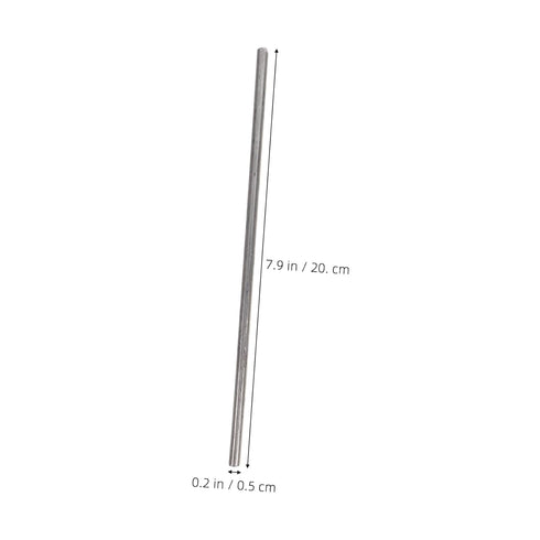Set 8 7.87In KICHOUSE Heat Conductive Rods Pieces Copper Aluminum Iron Plastic Ceramic Wood Rods for Science