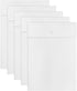 VANRA Vertical File Folders - Poly Filing Envelope Plastic Project Folder with Snap Button Closure for A4 Letter Size