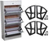Chiffonade 2 Pair Hinges for Shoe Racks Drawer Hinge Rack Replacement ABS Shoe Cabinet Hinges - Cabinet Parts