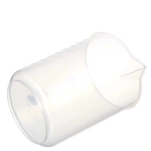 Othmro 1000ml Measuring Cup, pp Plastic Graduated Beaker, Clear with Handle for Lab Kitchen Liquids