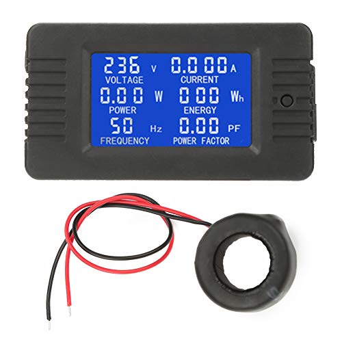 AC Digital Meter Walfront PZEM-022, 80-260V 100A LCD Display Multimeter