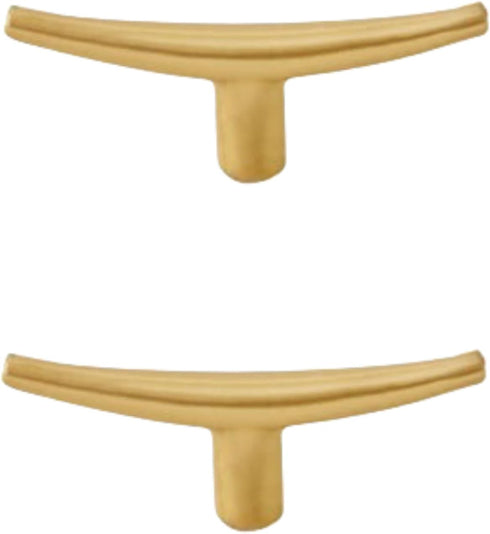 SANCHAKOU Brass Cabinet Knobs 2 Pack Drawer Wardrobe Cabinet Furniture Shoe Cabinet Bedside