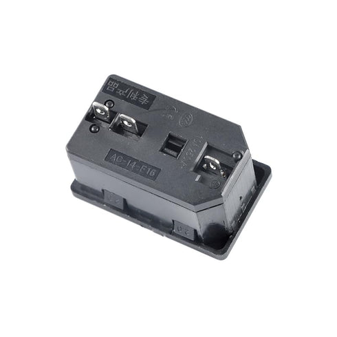 3PCS AC-14-F16 Power Switch, 10A 250V KCD4 Copper Power Socket Plug Fuse 3Pin Power Outlet