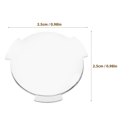 20 Pack 25mm 45mm Biconvex VR Lenses, x Focal Length Double Convex Lens, Flanged Winged Design for DIY Virtual Reality
