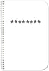BookFactory Password Book Organizer, 120 Pages, 3.5'' x 5.25'', Thick Translucent Cover, Wire-O Binding