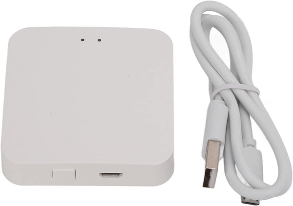 Mini Gateway Smart Hub, Remote Control Micro USB Port Gateway for TUYA Home Appliances