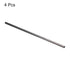 uxcell 4Pcs Carbon Fiber Tube, 4 x 6 x 400mm Pultruded Tubing for RC Airplane, Kite Wing, Quadcopter Arm