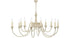 2 Inch 2 Inch 6 Pack B&P Lamp Chandelier Lighting Fixture Socket and Candle Cover Kit, Keyless Candelabra Sockets