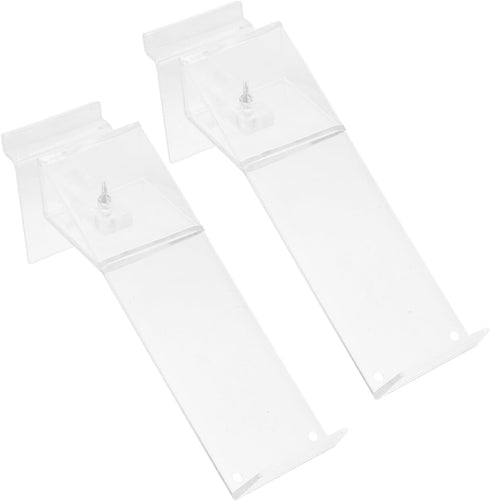 Zerodeko 2pcs Plastic Shoe Rack Holder Retail Shoe Display Floating Shelves for