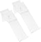 Zerodeko 2pcs Plastic Shoe Rack Holder Retail Shoe Display Floating Shelves for