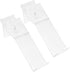 Zerodeko 2pcs Plastic Shoe Rack Holder Retail Shoe Display Floating Shelves for