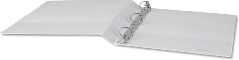 Universal 20742PK Slant-Ring Economy View Binder, 1" Capacity, White (Pack of 4) by Universal