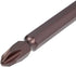 uxcell 2 Pcs PH2 Magnetic Phillips Double Ended Screwdriver Bits, 1/4 Inch Hex Shank, 2.56-inch Length