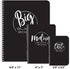 BookFactory Little Black Book, Pocket Address Book, Mini Black Address Book - 100 Pages, 3.5'' x 5.25''