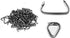 WATERCARBON Tools126 Auto Parts Industries Straight Hog Ring Upholstery Installation Kit, 100-Piece Set