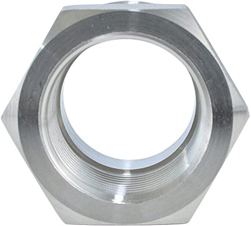 Joywayus Stainless Steel Hex Head Bushing Reducer Pipe Fitting, 1/2 NPT Male × 1/8 NPT Female (Pack of 2)