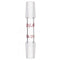 stonylab Glass 14/20 Straight Adapter, Borosilicate Glass 30mm for Two 14/20 Ground Taper Joints, Lab Supply