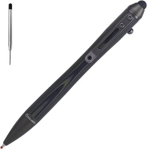 Cool Hand 5.7'' Bolt Action Pens, EDC Ballpoint Ink Refillable, Stylus for Touch Screen,