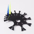 Black Acrylic Wire Gauge Measuring Tool, 1mm-25mm Thickness Gauge Measurement Tester Ruler for Wire Diameter