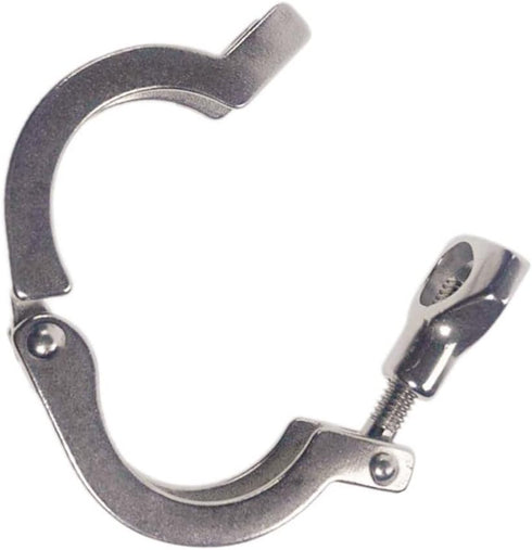 ZGHQHCDRH 1pcs 304 Industry(183mm) SS Tri Clamp - Sanitary Clover Clamp for Ferrule Pipe Fittings, Quick Connection