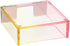 Pink Acrylic Sticky Note Holder, Memo Pad Case, Desk Stand Holders Gift, Business Supplies for Home and Office