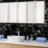 Arthome Black Marble Contact Paper,15.7"x120" Self Adhesive Wallpaper,Peel and Stick Black Paper Removable Decorative Film for Desk,Kitchen,Countertop,Cabinet,Shelf Liner,Waterproof Vinyl sticker by Arthome WALL DECOR