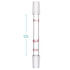 stonylab Glass 14/20 Straight Laboratory Adapter, Borosilicate Glass 30 mm Between Two 14/20 Ground Inner Standard Taper Joints for Laboratory Lab Supply (70 mm)