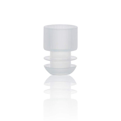 ULAB Scientific White Tube Rack Set with 60pcs Plastic Macaroon Party Tubes, Nature Color