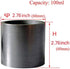 Gold Silver Copper Smelting Graphite Crucible Cup with Lid Lab Supply (60X60MM)