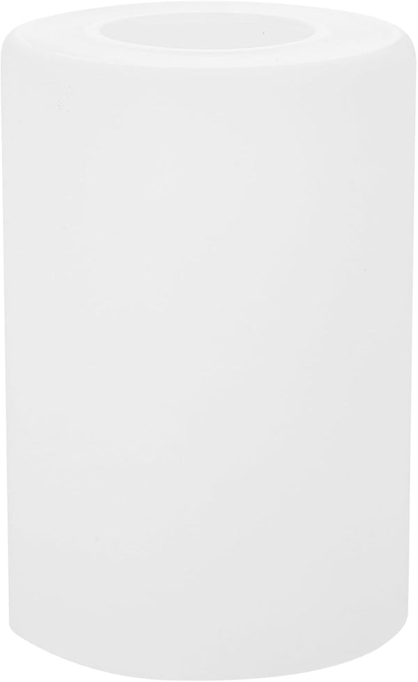 SOLUSTRE Frosted Glass Shade Cylinder Pendant Light Cover White Glass Lampshade Replacement