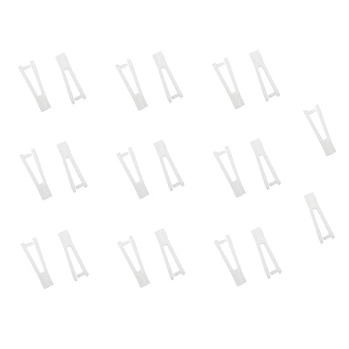 URIMPAVIDO 20PCS 29mm Clevis White Plastic Clevis for RC Airplane Plane Helicopter DIY
