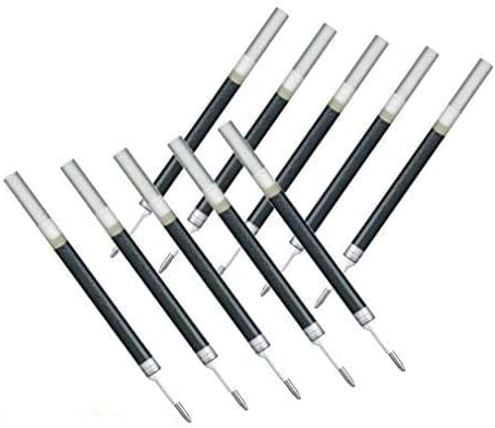 Pentel Refill Ink for EnerGel Liquid Gel Pen - 1.0mm Black Ink - Value Set of 10 Refills