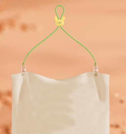 VASANA 3 Pcs Silicone Dental Bib Clips with Neck Chain,Colorful Napkin Holders for Adults, Seniors & Child Use (Random