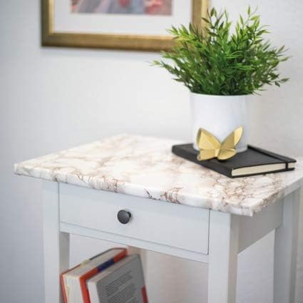 d-c-fix Peel and Stick Contact Paper Cortes Marble Brown Look Self-Adhesive Film Waterproof & Removable Wallpaper Decorative Vinyl for Kitchen, Countertops, Cabinets 26.5" x 78.7" by d-c-fix