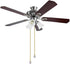 12 Inches 2pcs Ceiling Fan Pull Chain, Handle Ceramic Zipper Extension Chandelier Ceiling Fan Zipper